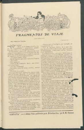 Fragmentos de viaje