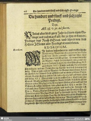 Die hundert und fünff und sechzigste Predigt