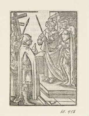 Ecce Homo, aus: Georg Rhau, "Hortulus Animae", Nürnberg 1558, S. S2 verso