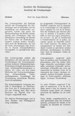 Institut für Kriminologie