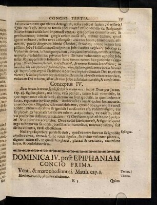 77-87, Dominica IV. post Epiphaniam