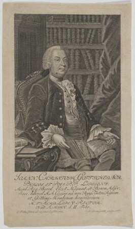 Bildnis des Joann Christoph Gottsched