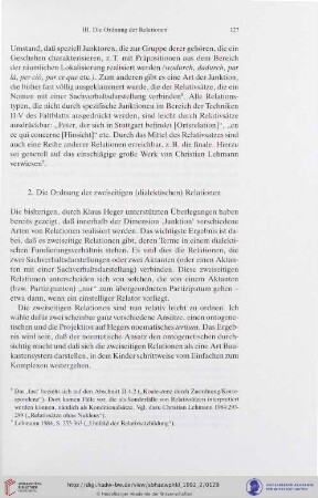 2. Die Ordnung der zweiseitigen (dialektischen) Relationen