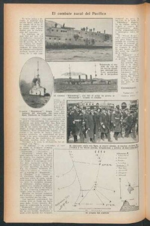 El combate naval del Pacífico