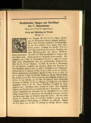 Erfolg und Rückschlag bei Mesnil.