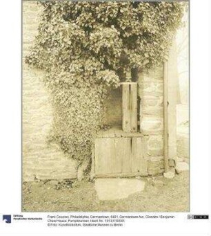 Philadelphia, Germantown, 6401, Germantown Ave, Cliveden / Benjamin Chew House, Pumpbrunnen