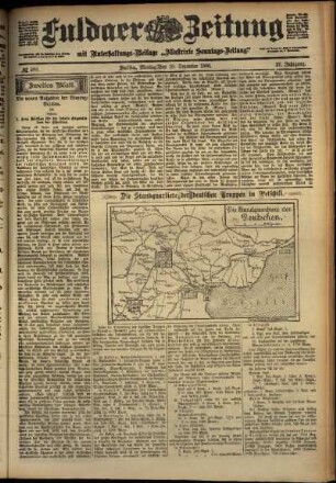 Zweite Ausgabe vom Montag, den 10. Dezember 1900.