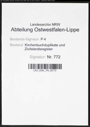 Kirchenbuchduplikat der evangelisch-lutherischen Gemeinde Kamen (Gerichtsbezirk Unna) (GHT 1862-1874). (Gemeinde: Kamen, evangelisch-lutherische Gemeinde (Gerichtsbezirk Unna))