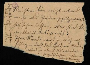 Anonyme Zuschrift