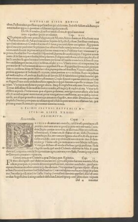 C. Plinii Secundi Naturalis Historiae Liber XXXIIII