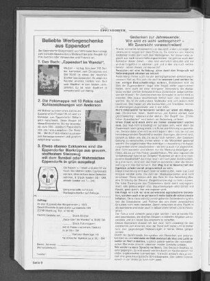 Gedanken zur Jahreswende: Wie wird es wohl weitergehen? - Mit zuversicht voranschreiten!
