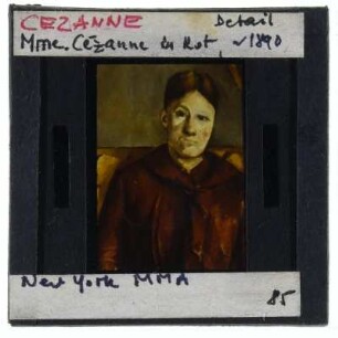 Cézanne, Madame Cézanne im roten Kleid