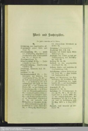 Wort- und Sachregister