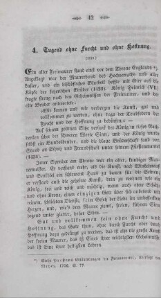 4. Tugend ohne Furcht und ohne Hoffnung (1819)