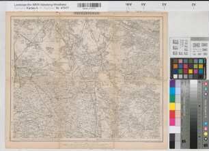 Tecklenburg, Generalstabskarte des Regierungsbezirks Münster, Blatt 7