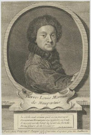 Bildnis des Pierre Louis Moreau de Maupertuis