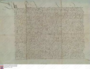 Friedrich, Erbmarschall und Kurfürst, und Johannes, Gebrüder, Herzöge zu Sachsen, leihen den Söhnen des Hane von Weißbach (Weyssenbach, Wissenbach...