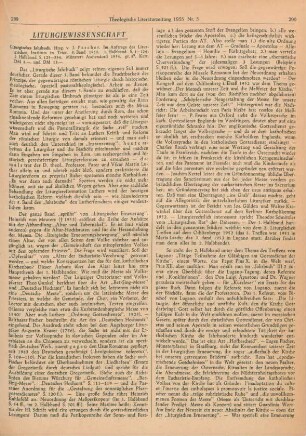 289-292 [Rezension] Liturgisches Jahrbuch. 3. Band 1953