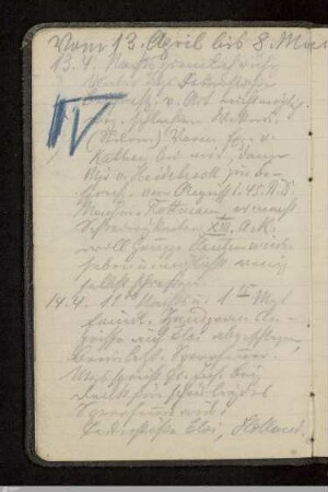 13.04.1916 - 08.05.1916