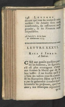 Lettre XXXVI.