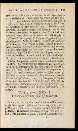 Titulus XXXII. De conversione coniugatorum.