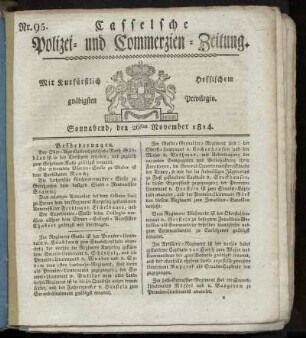 Nr. 95, Sonnabend den 26sten November. 1814