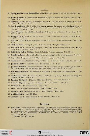 Textilien (Nr. 315-371)