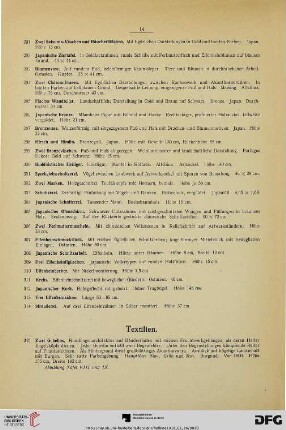 Textilien (Nr. 315-371)
