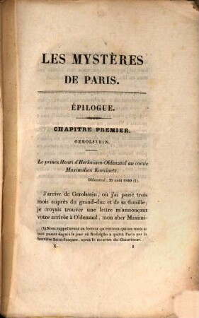 Les mystères de Paris, 10