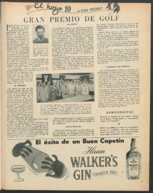 El hoyo 19 : Gran Premio de golf