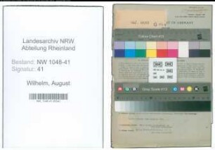 Entnazifizierung August Wilhelm , geb. 03.11.1898 (Polizist)