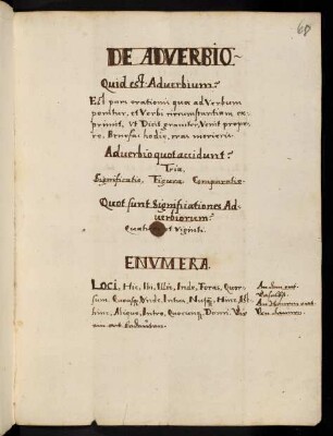 68r-70v, De Adverbio