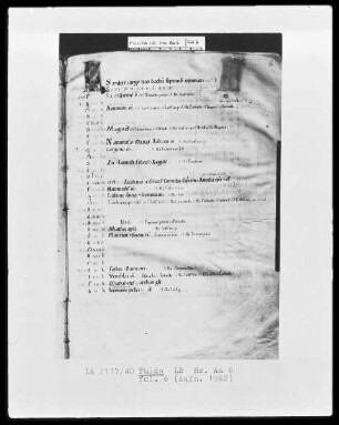 Sequentiar, Graduale und Sakramentar — ---, Folio 6Buchseite