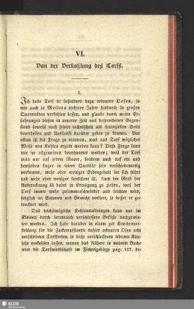 VI. Verkohlung des Torfs in Meilern