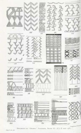 Specimens of "Sumpit" patterns, plate XI