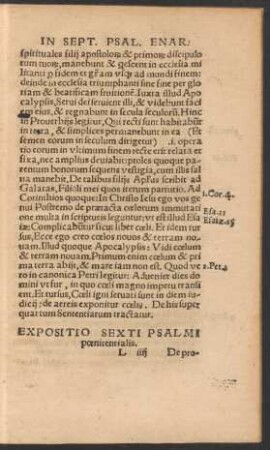 Expositio Sexti Psalmi poenitentialis