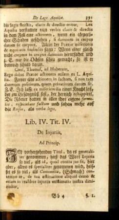 Tit. IV. De Iniuriis.