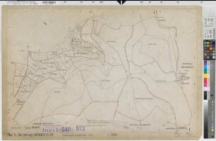 Nenkersdorf (Netphen), Flurbereinigung Nenkersdorf, Bl. 6 Zuteilungskarte Flur 6