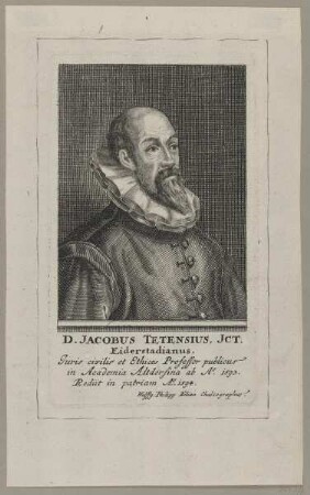 Bildnis des Jacobus Tetensius