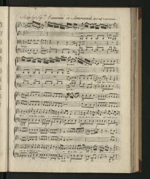 Sung by Sig.ra Casarini in Semiramide - Del. Sig.r Lampugnani