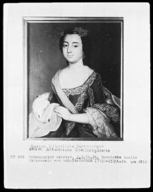 Henriette Amalie Prinzessin von Anhalt-Dessau