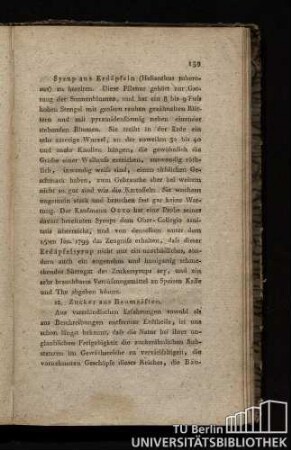 12. Zucker aus Baumsäften