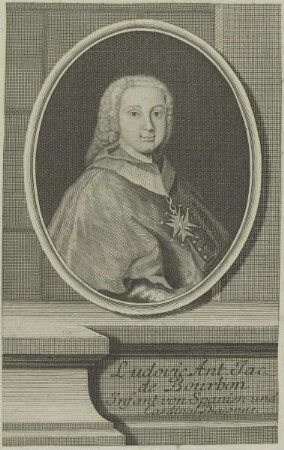 Bildnis des Ludovic Ant. Jac. de Bourbon