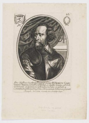 Bildnis des Henrivs Comes Vanden Berghe