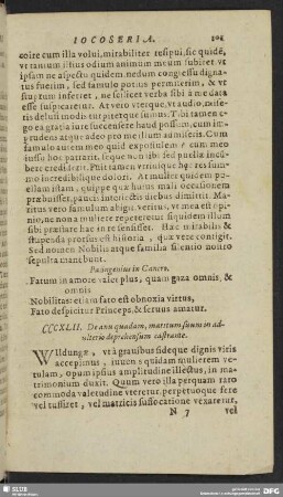 CCCXLI. De anu quadam, maritum suum in adulterio deprehensum castrante