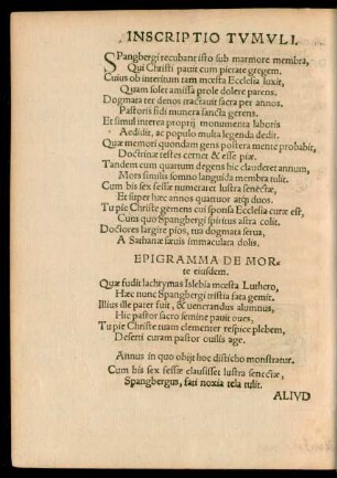 Inscriptio Tumuli.