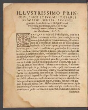 Epistola nuncupatoria.