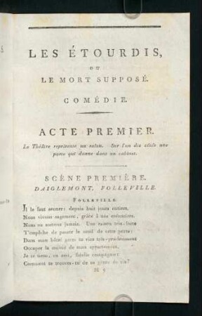 273-298, Acte Premier