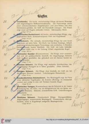 Waffen (Nr. 32-79)