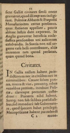 Civitates.